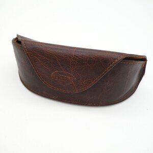 Fossil Brown Faux Leather Eyeglass Sunglass Case